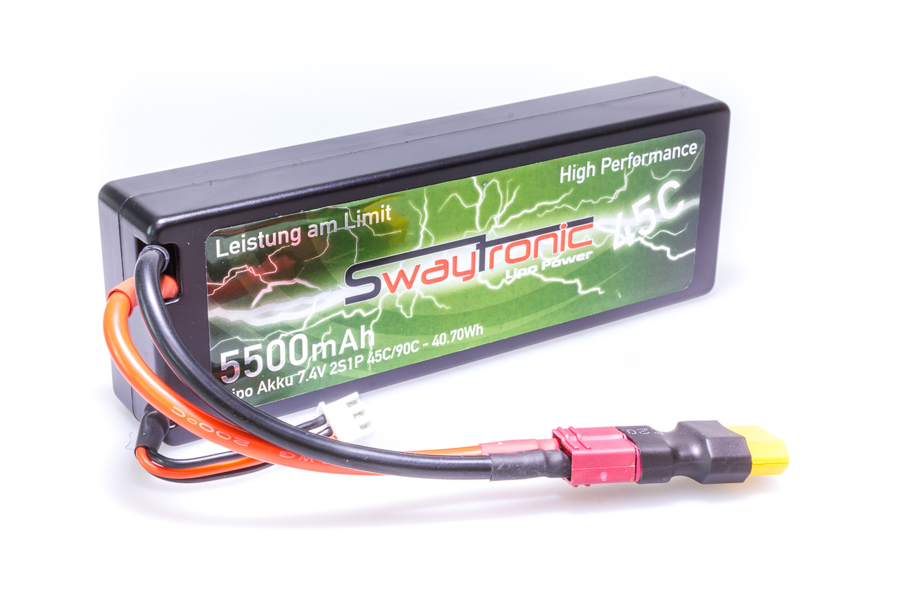 SWAYTRONIC HC LiPo 2S 7.4V 5500mAh 45C/90C XT60