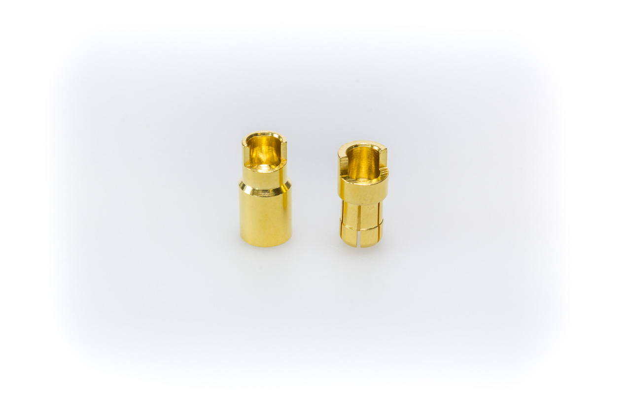 LiPo connector system 5.5mm gold plated - 10 pair