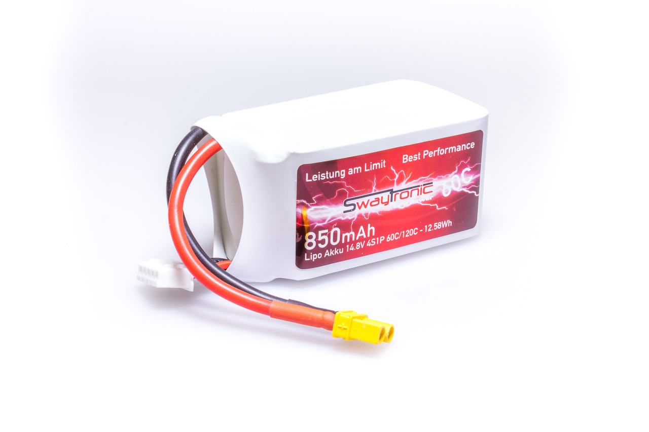 SWAY-FPV LiPo 4S 14.8V 850mAh 60C/120C XT30