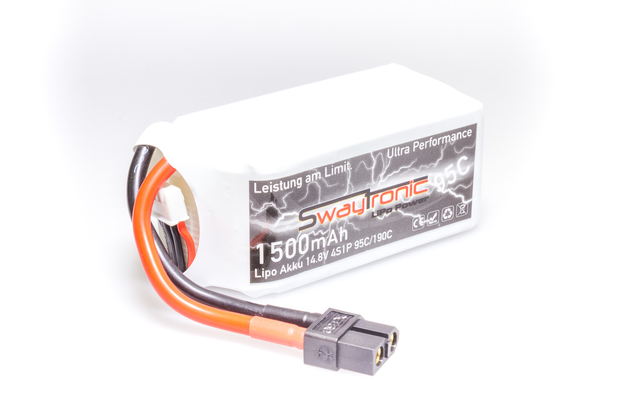 SWAY-FPV LiPo 4S 14.8V 1500mAh 95C/190C XT60