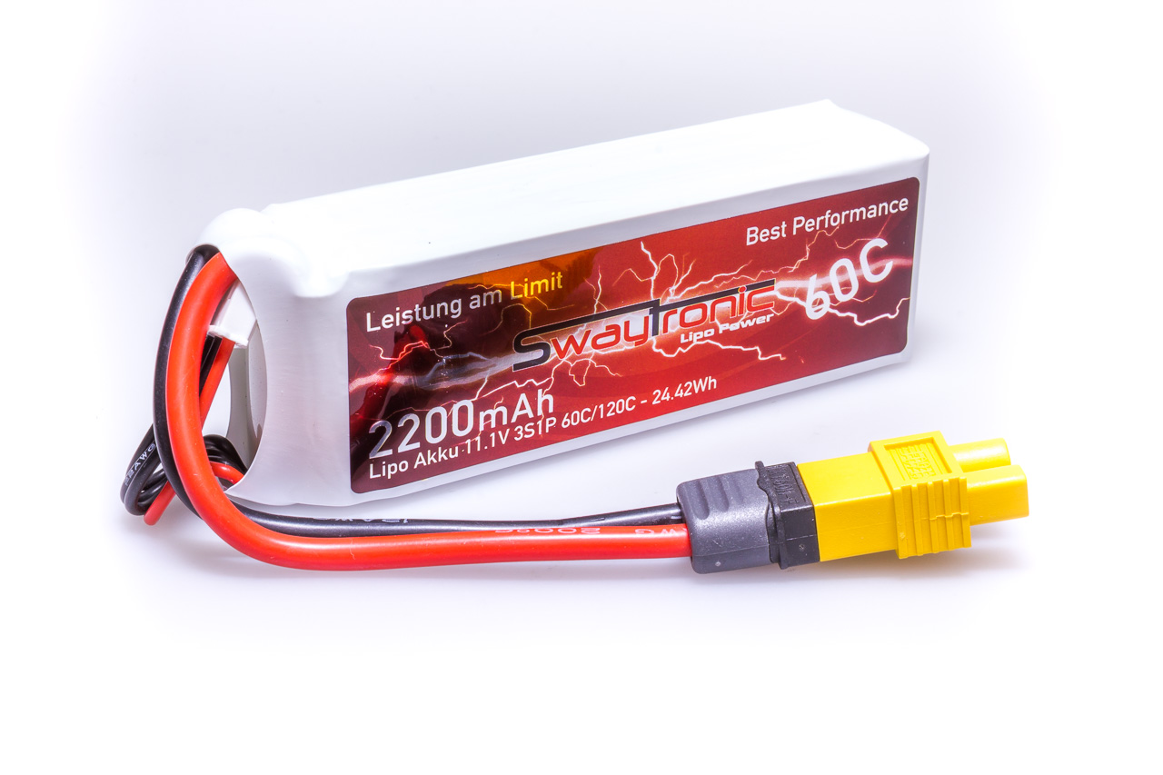 SWAY-FPV LiPo 3S 11.1V 2200mAh 60C/120C EC3