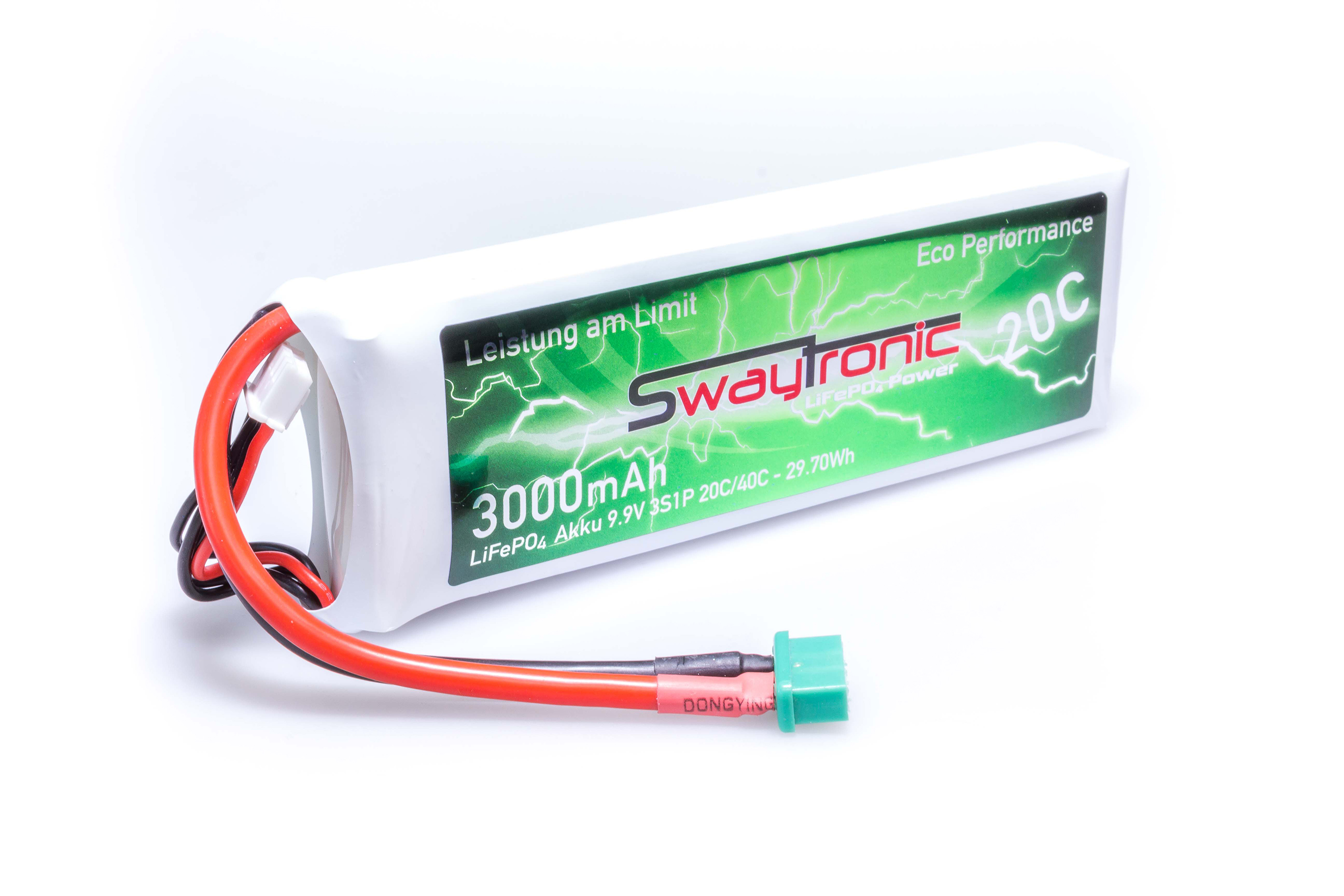 SWAYTRONIC LiFePO4 3S 9.9V 3000mAh 20C/40C MPX