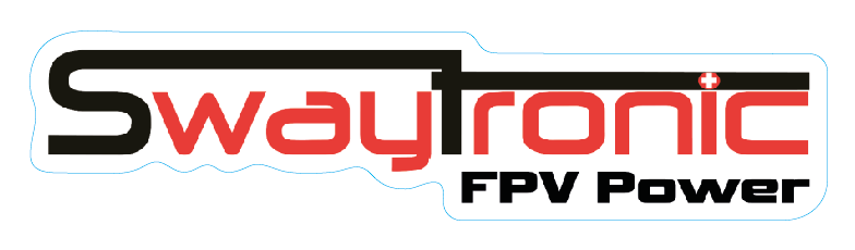 SWAYTRONIC Sticker FPV Power randlos 136x30mm