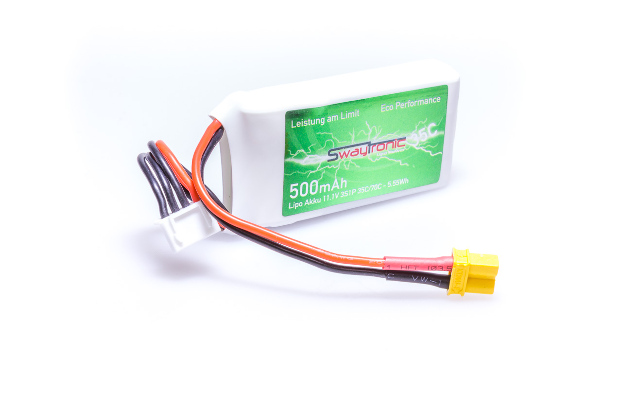 SWAYTRONIC LiPo 3S 11.1V 500mAh 35C/70C XT30