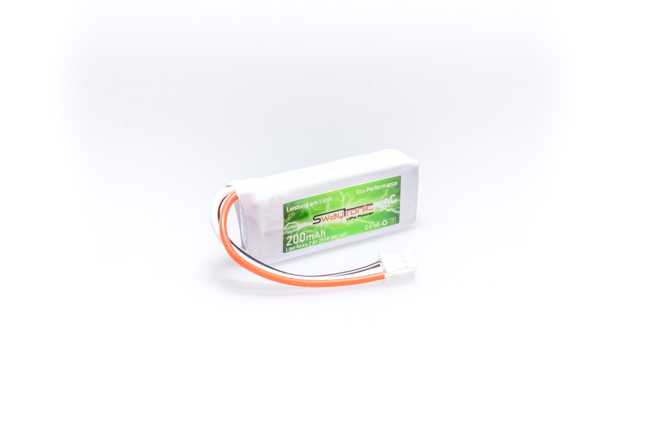 SWAYTRONIC LiPo 2S 7.4V 200mAh 35C/70C PHR-3P