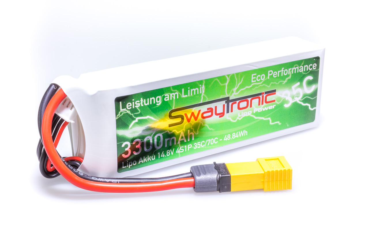 SWAYTRONIC LiPo 4S 14.8V 3300mAh 35C/70C T-Plug