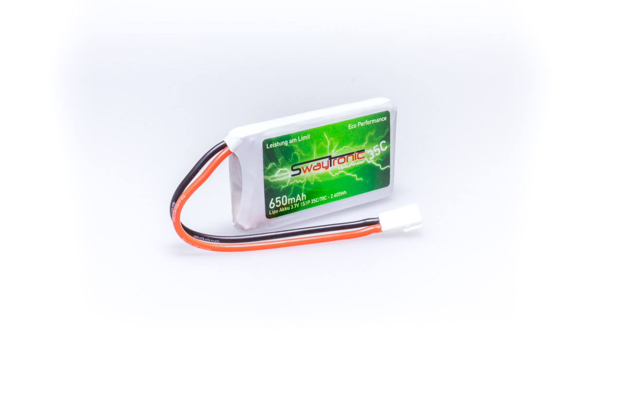 SWAYTRONIC LiPo 1S 3.7V 650mAh 35C/70C Molex