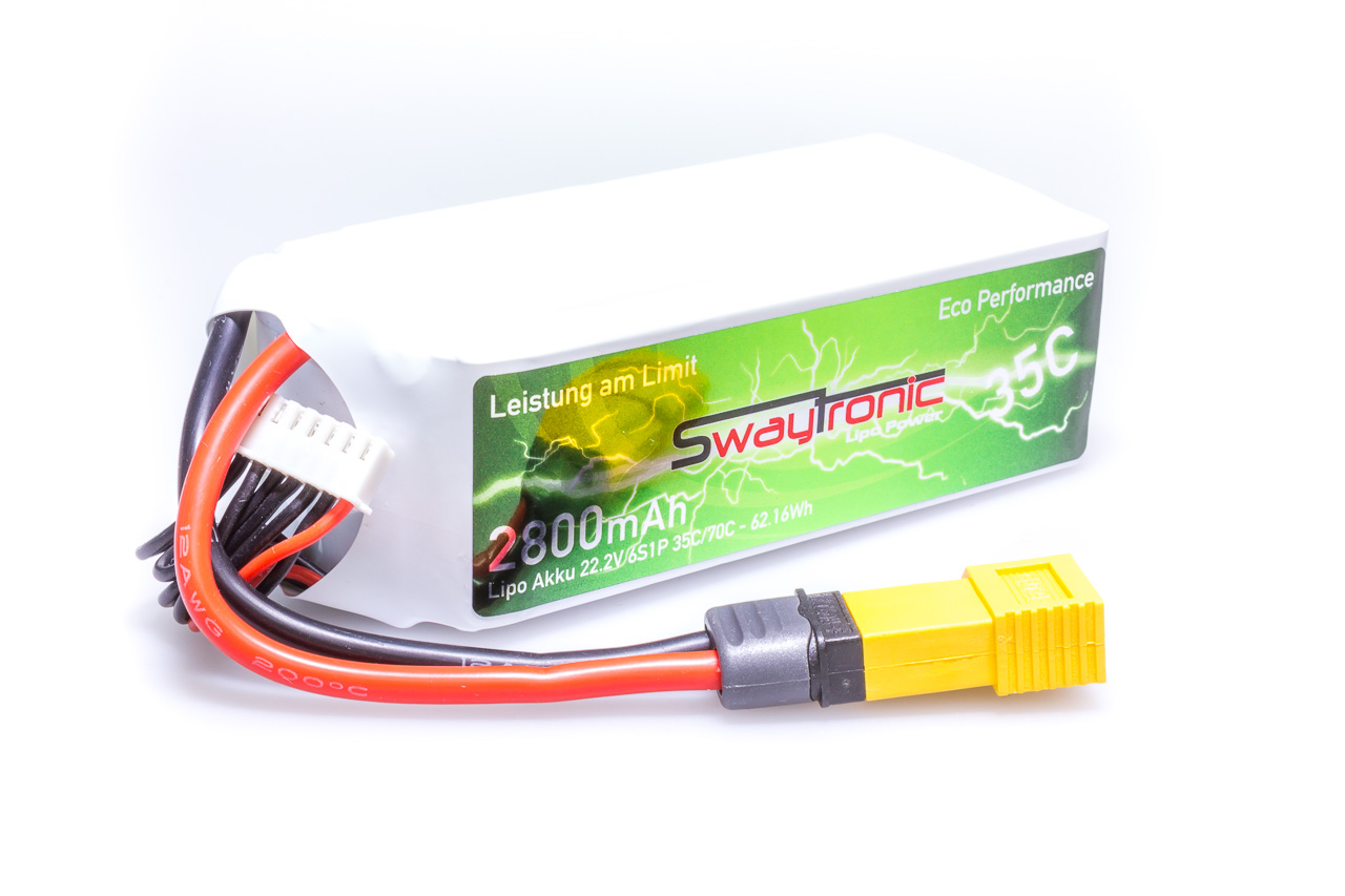 SWAYTRONIC LiPo 6S 22.2V 2800mAh 35C/70C T-Plug