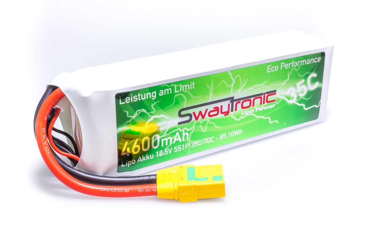 Lipo Akku 650mAh 18,5V 5S 50C/100C FPV Parcour XT30 - Lipo Modellbau ,  21,95 €