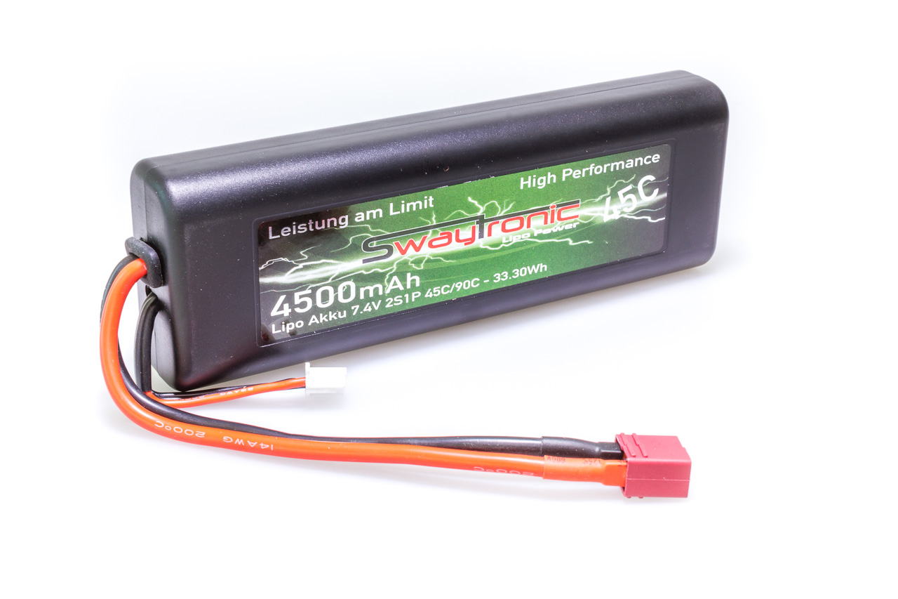 SWAY Race-Pack LiPo 2S 7.4V 4500mAh 45C/90C T