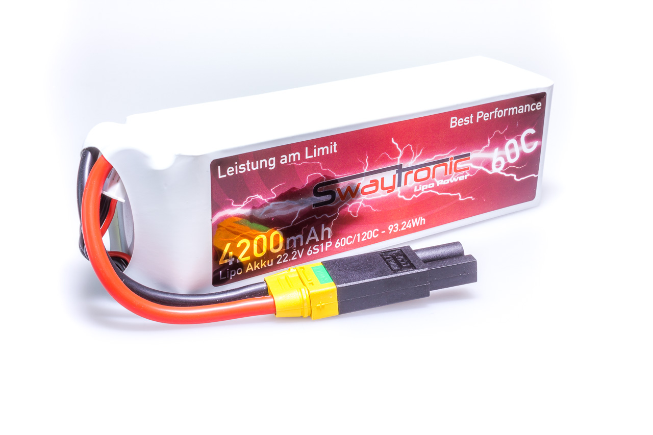 SWAY-EL LiPo 6S 22.2V 4200mAh 60C/120C EC5