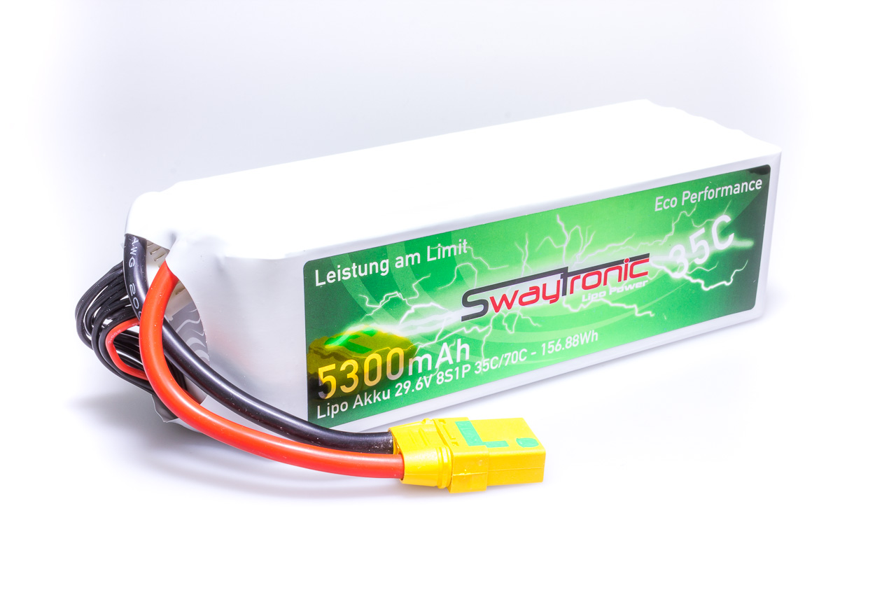 SWAYTRONIC LiPo 8S 29.6V 5300mAh 35C/70C XT90S