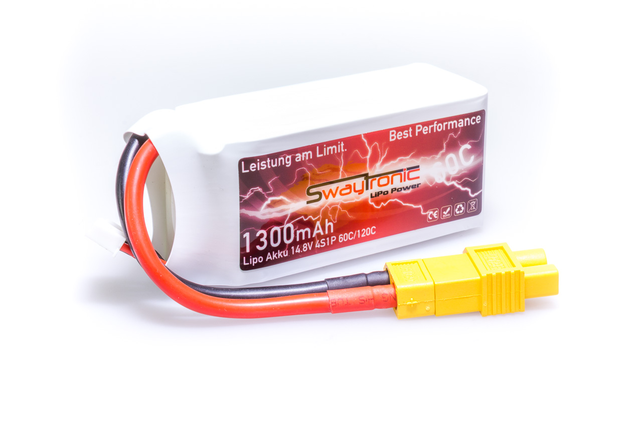 SWAY-FPV LiPo 4S 14.8V 1300mAh 60C/120C EC3