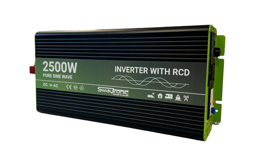 SWAYTRONIC - Inverter - FI-Schutz 12V/230V 2500W