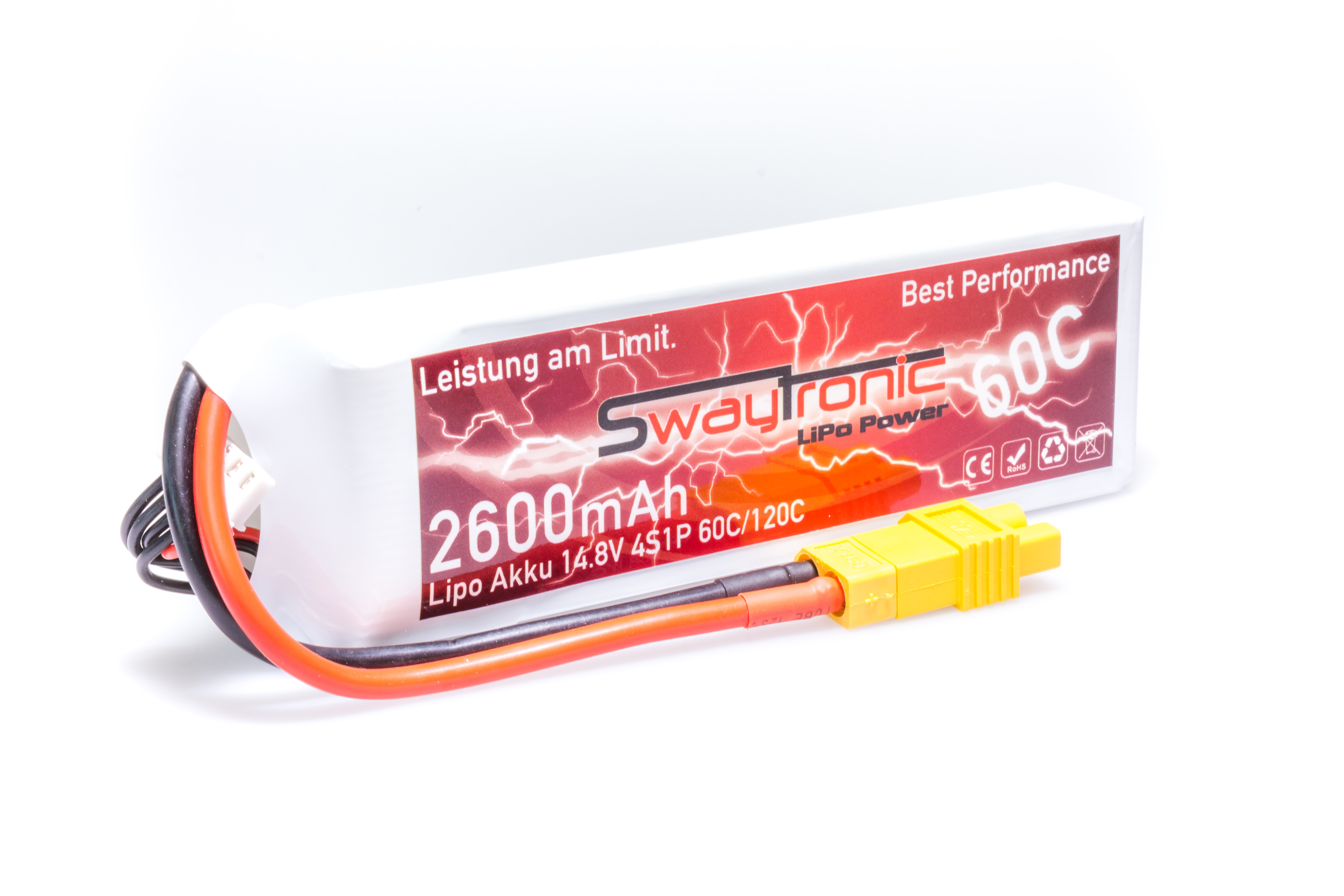 SWAY-EL LiPo 4S 14.8V 2600mAh 60C/120C EC3