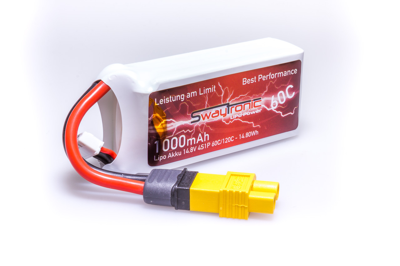 SWAY-FPV LiPo 4S 14.8V 1000mAh 60C/120C EC3