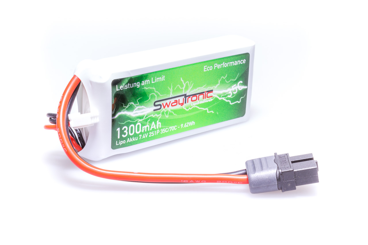 SWAYTRONIC LiPo 2S 7.4V 1300mAh 35C/70C XT60