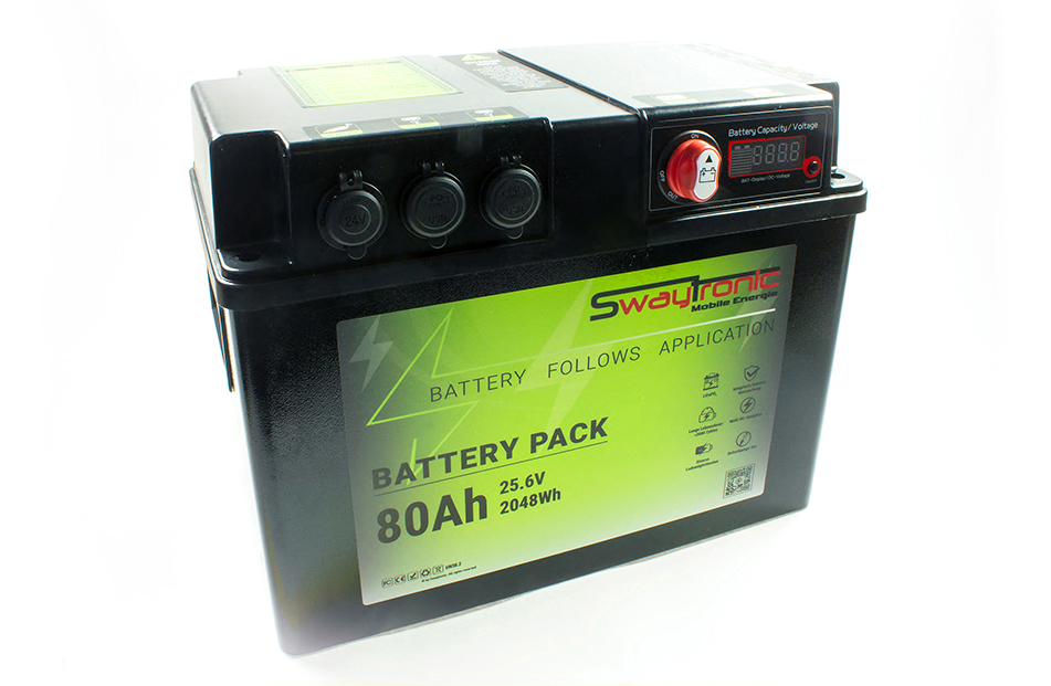 SWAYTRONIC - Pack de batteries 80Ah 25.6V