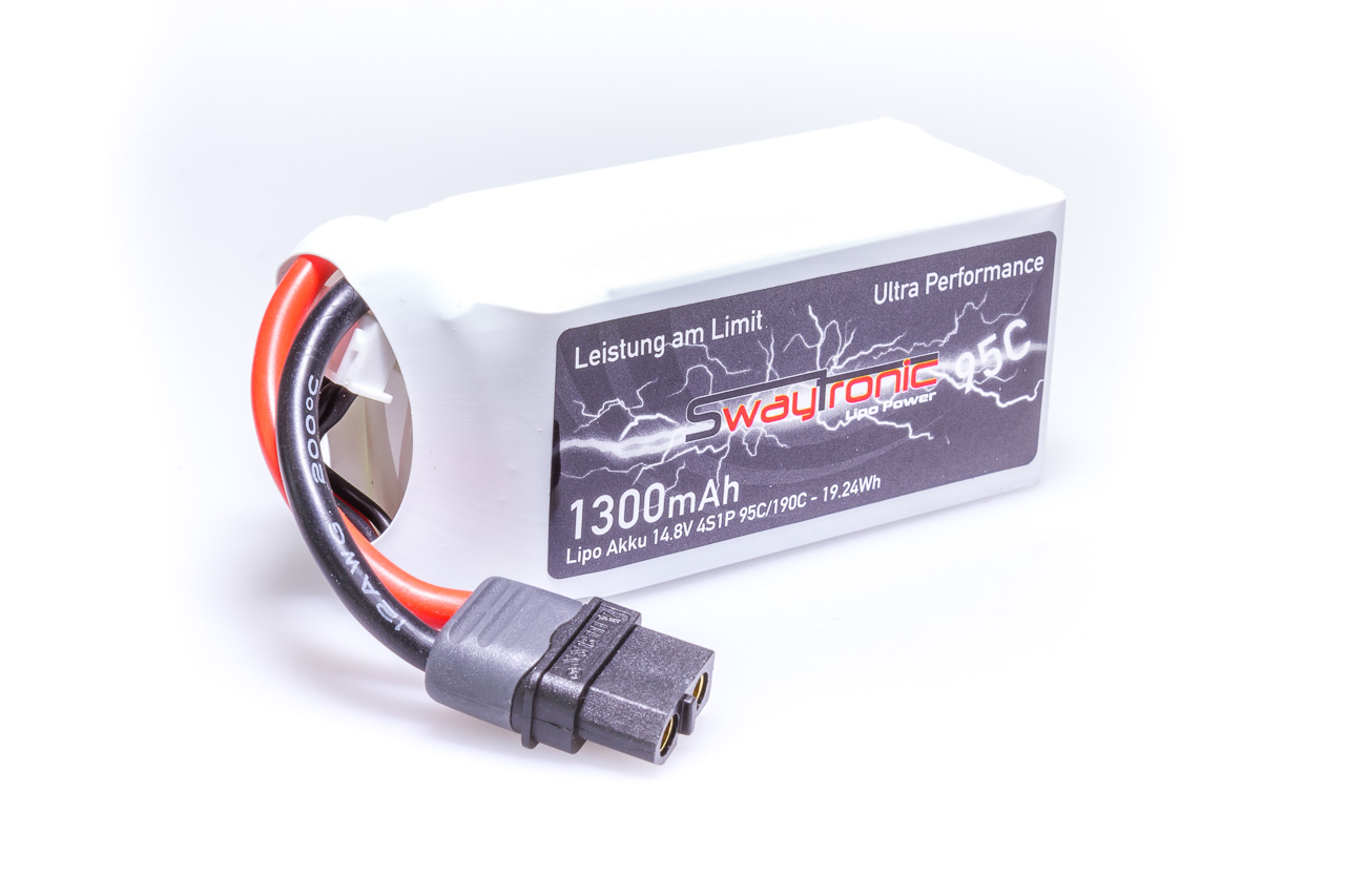 SWAY-FPV LiPo 4S 14.8V 1300mAh 95C/190C XT60