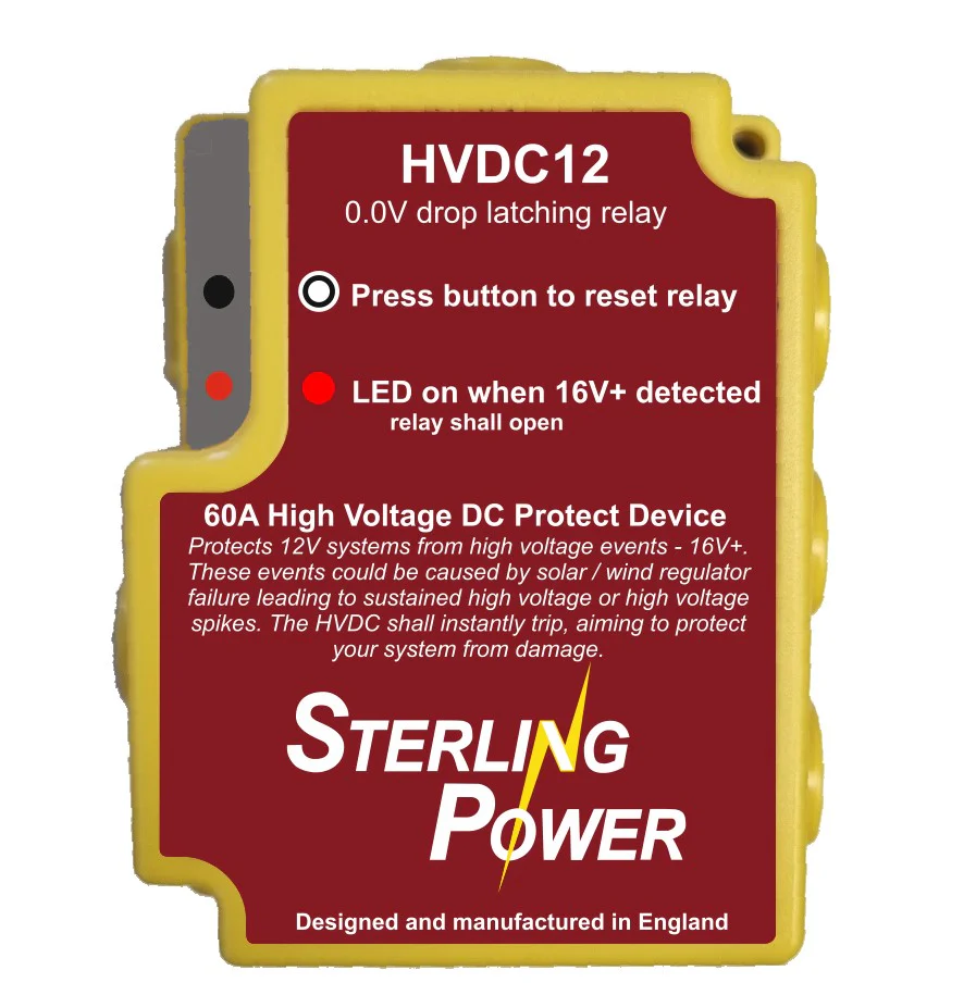 Sterling Power - Hochspannungsschutzgerät für 12V Batterien