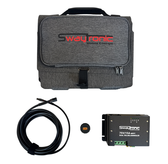SWAYTRONIC - Solarpanel faltbar 140W Slim - Set Innen