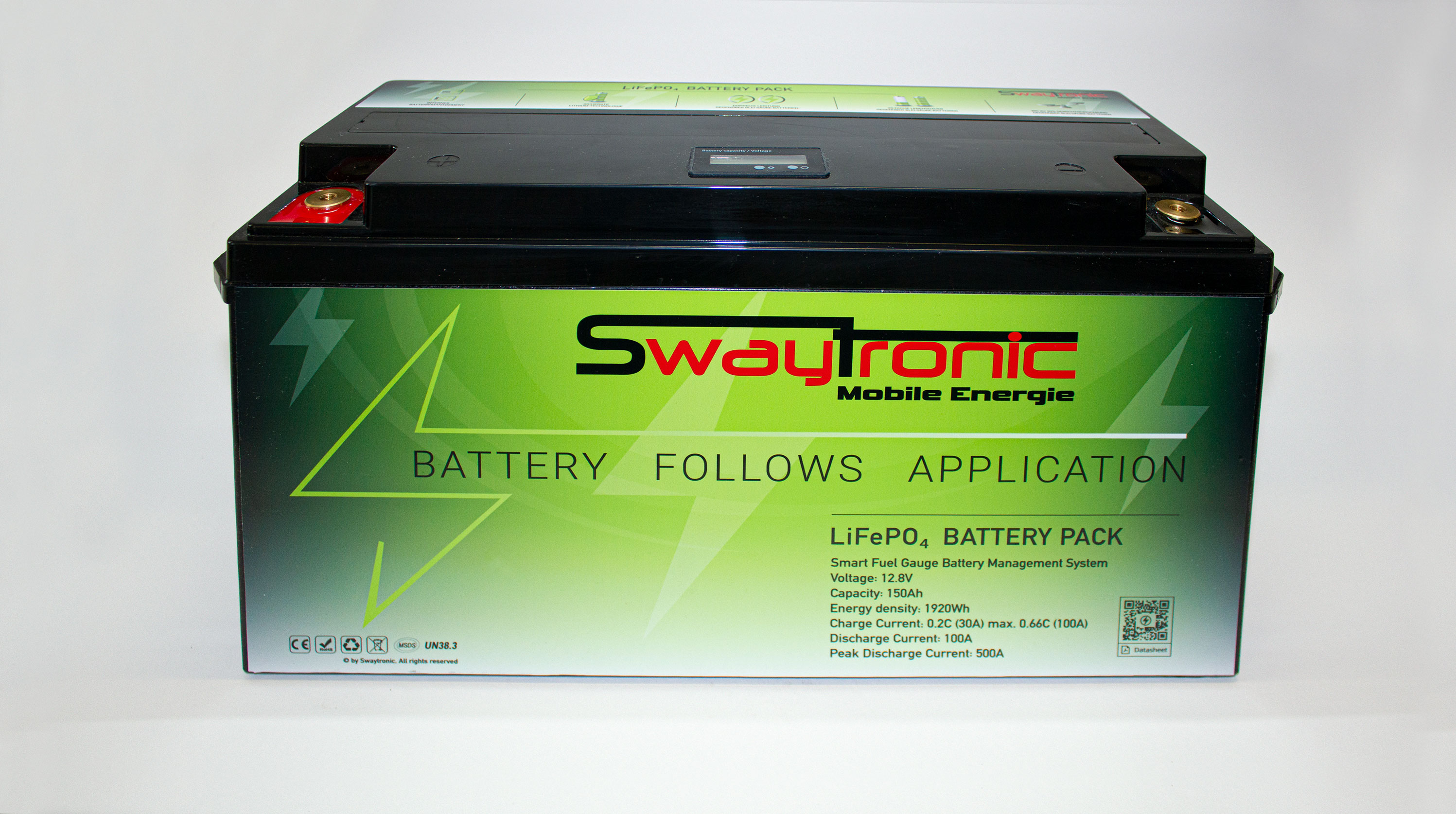 SWAYTRONIC LiFePO4 12.8V 150Ah Speicherbatterie