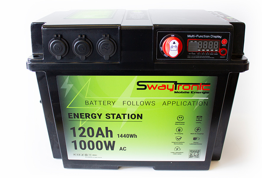Ausstellungsmodelle - Energy Station 120Ah 1000W Aussteller