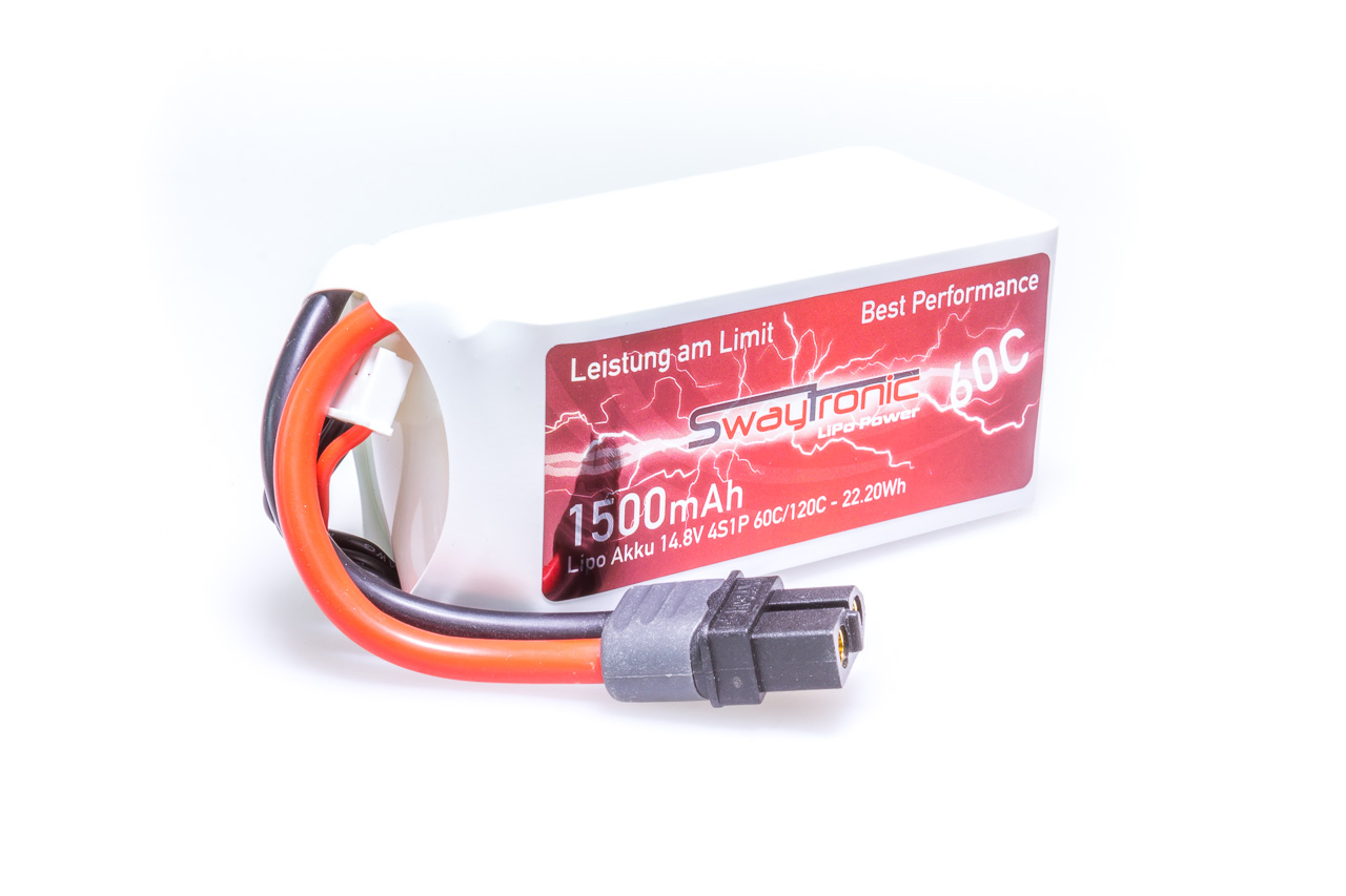 SWAY-FPV LiPo 4S 14.8V 1500mAh 60C/120C XT60 ST