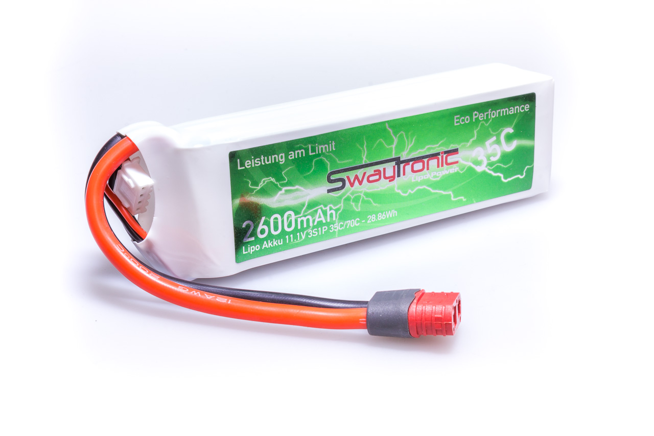 SWAYTRONIC LiPo 3S 11.1V 2600mAh 35C/70C T