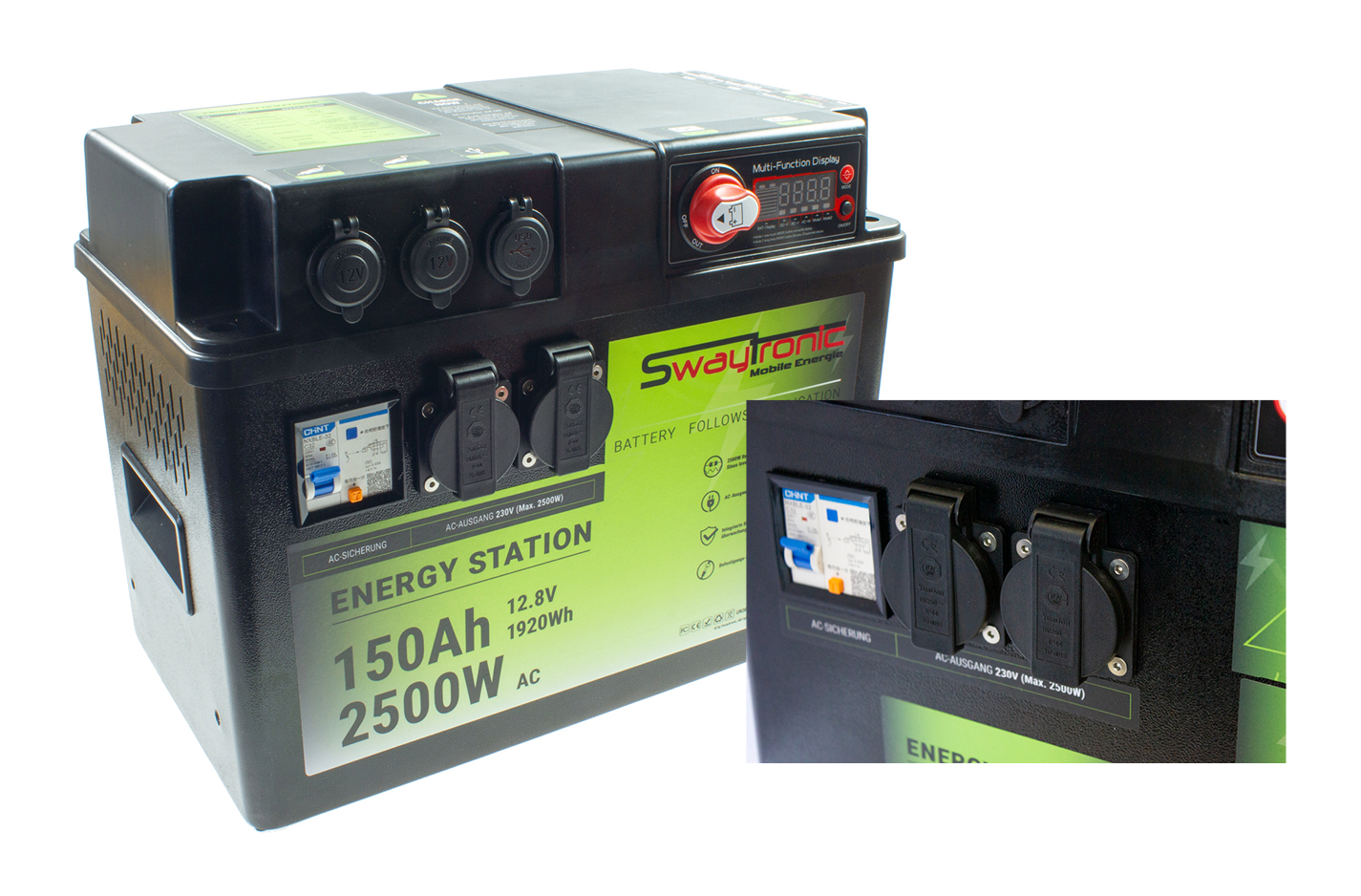 Batterie 12V rechargeable stationnaire CED - 12V/18.5 Ah