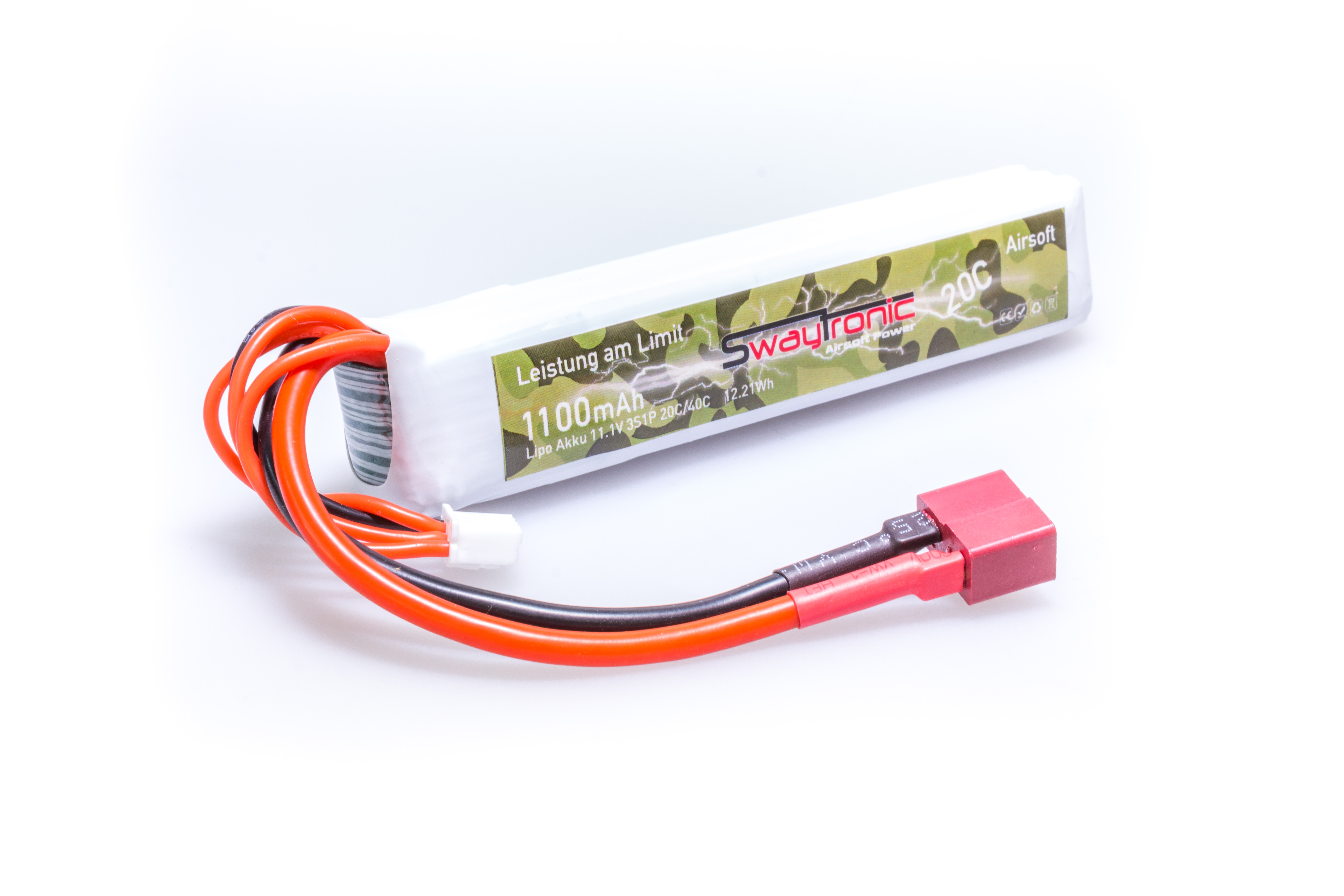 SWAY-AIR  LiPo 3S 11.1V 1100mAh 20C/40C T-Plug