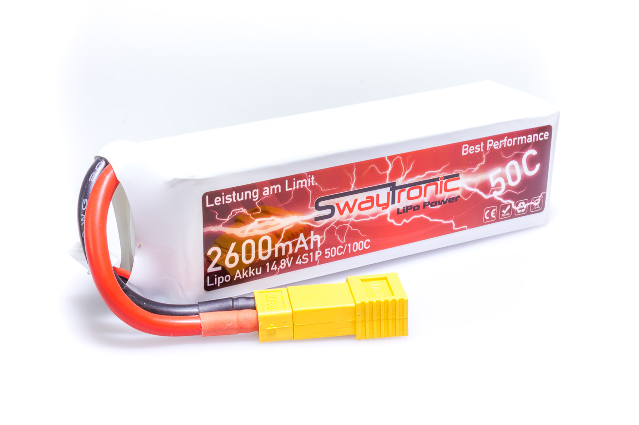 SWAYTRONIC LiPo 4S 14.8V 2600mAh 50C/100C T-Plug