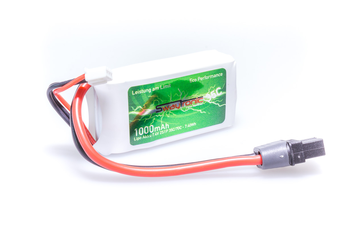 SWAYTRONIC LiPo 2S 7.4V 1000mAh 35C/70C XT60