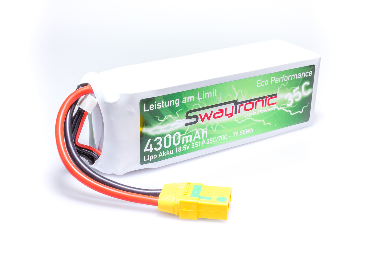 SWAYTRONIC LiPo 5S 18.5V 4300mAh 35C/70C XT90S