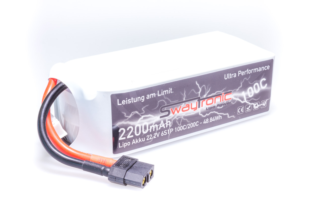 SWAY-FPV LiPo 6S 22.2V 2200mAh 100C/200C XT60 PSN