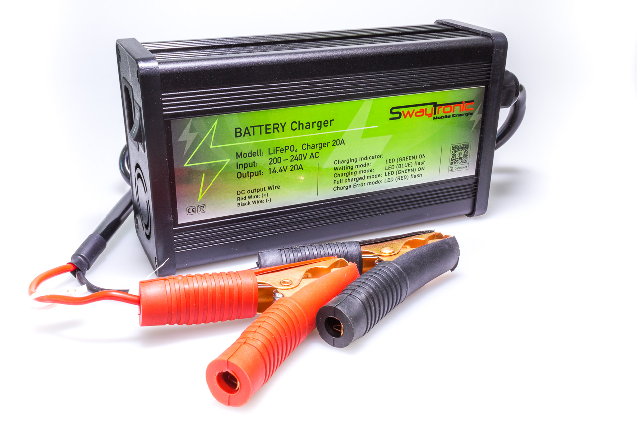 SWAYTRONIC - LiFePO 4 Battery Charger 14.6V 20A