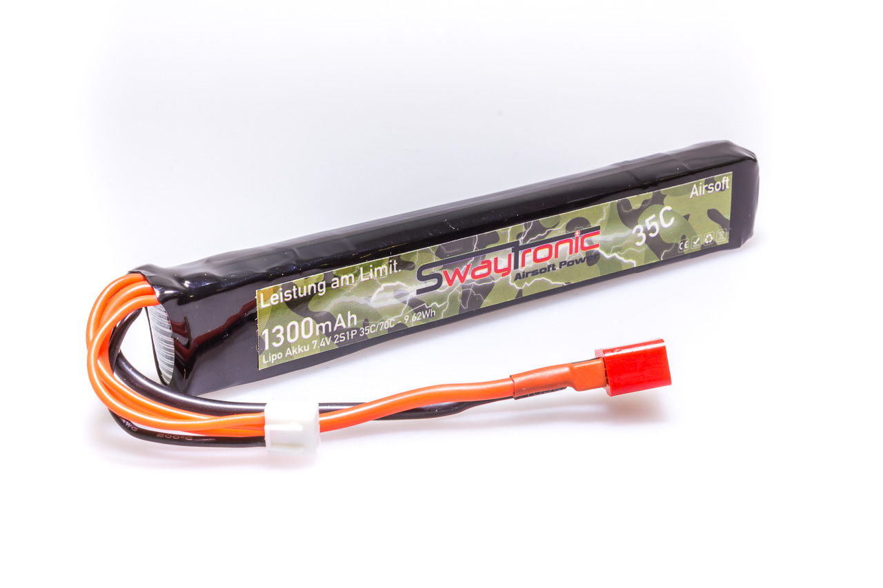 SWAY-AIR LiPo 2S 7.4V 1300mAh 35C/70C T-Plug