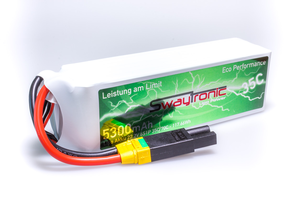 SWAY-EL LiPo 6S 22.2V 5300mAh 35C/70C EC5