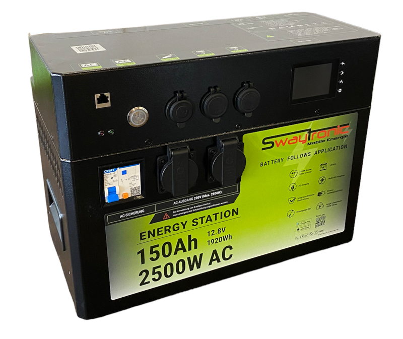 Station d'énergie 150Ah 2500W