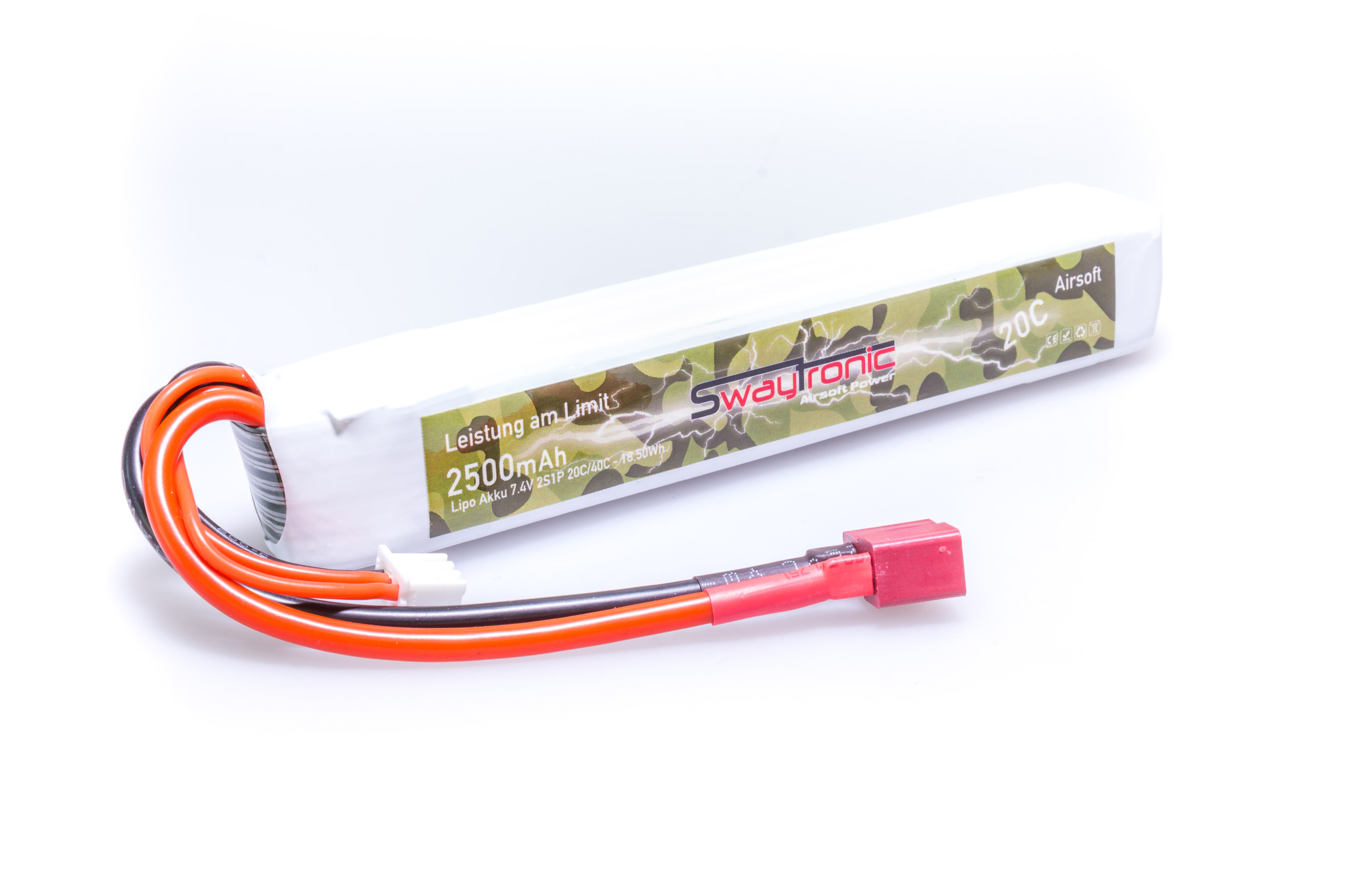 SWAY-AIR LiPo 2S 7.4V 2500mAh 35C/70C T-Plug