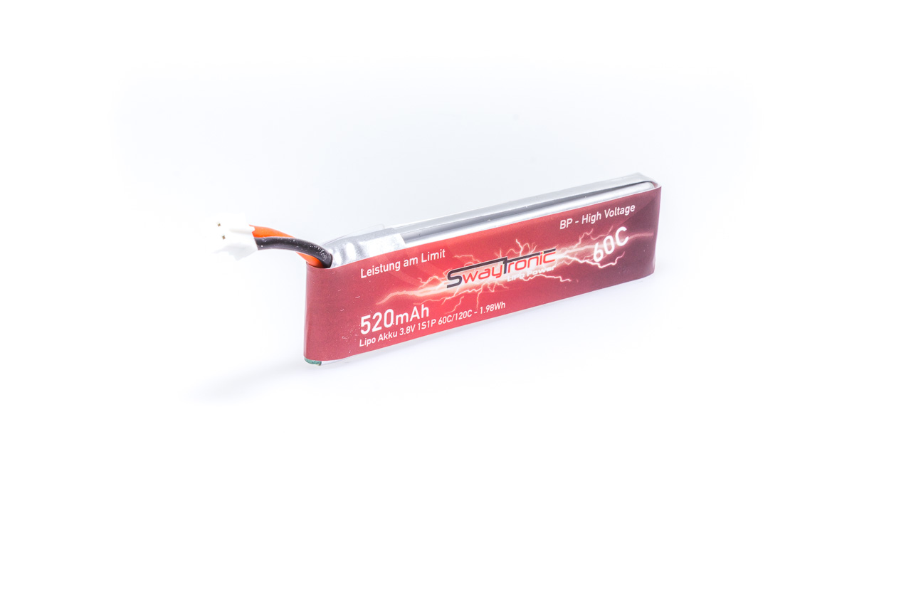 SWAY-FPV LiPo 1SHV 3.8V 520mAh 60C/120C JST-PHR-2P