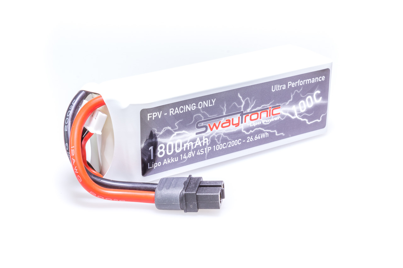 SWAY-FPV LiPo 4S 14.8V 1800mAh 100C/200C XT60 PSN