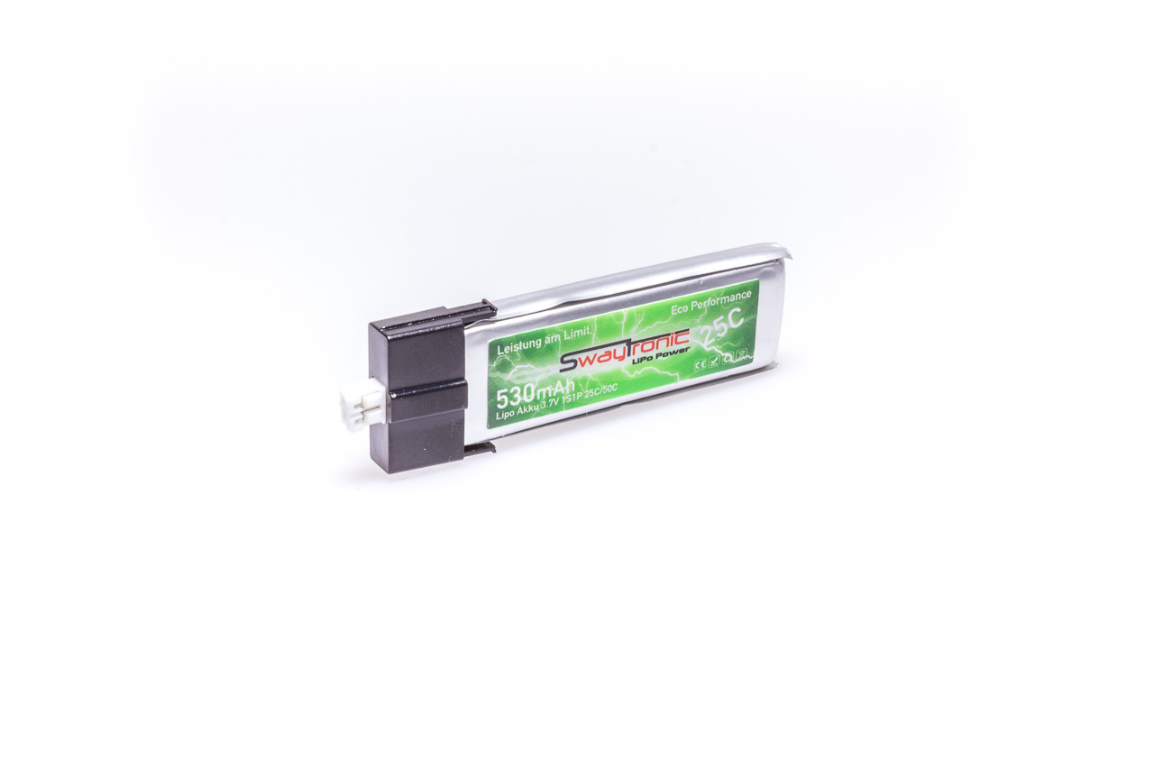 SWAYTRONIC LiPo 1S 3.7V 530mAh 25C/50C JST-PHR-2P