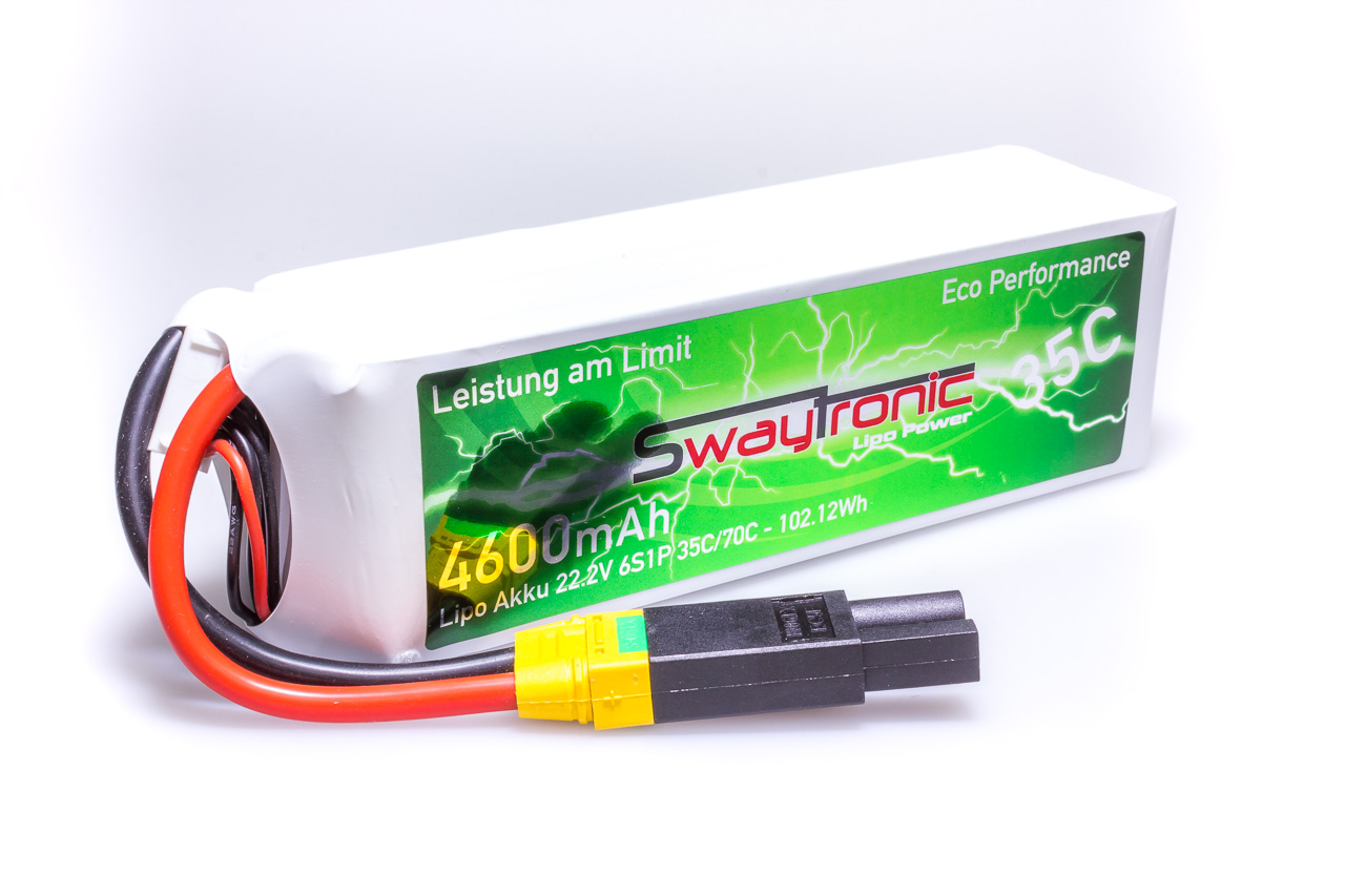 SWAY-EL LiPo 6S 22.2V 4600mAh 35C/70C EC5