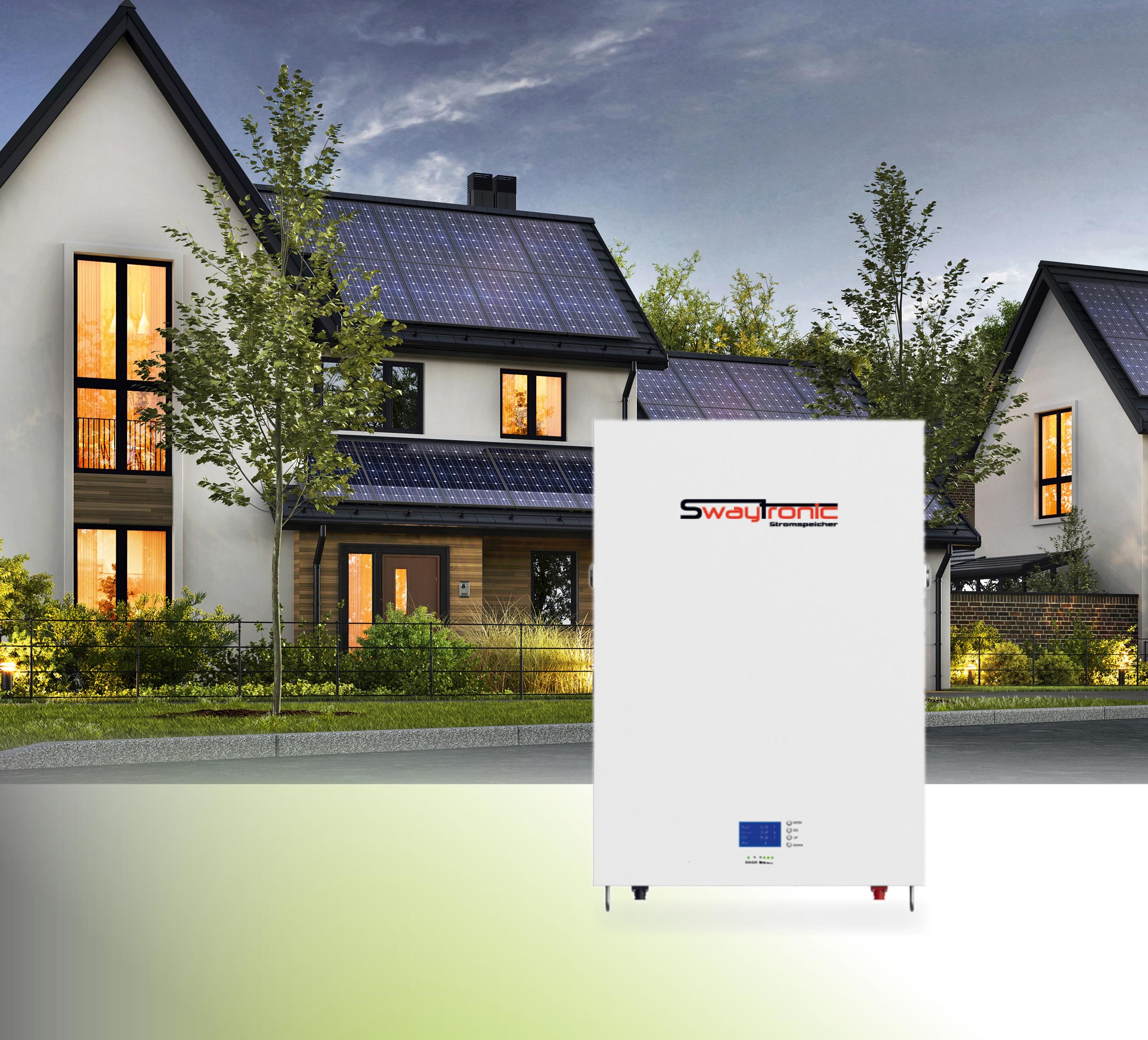 SWAYTRONIC Stromspeicher 14kWh Wandmodul L