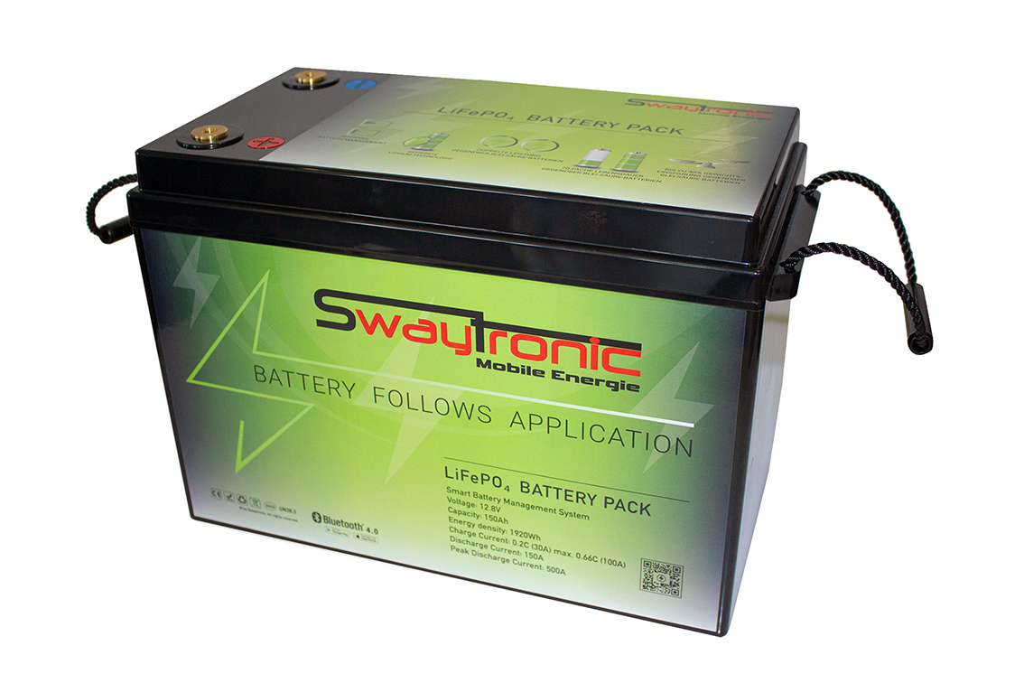 SWAYTRONIC LiFePO4 12.8V 150Ah U Speicherbatterie