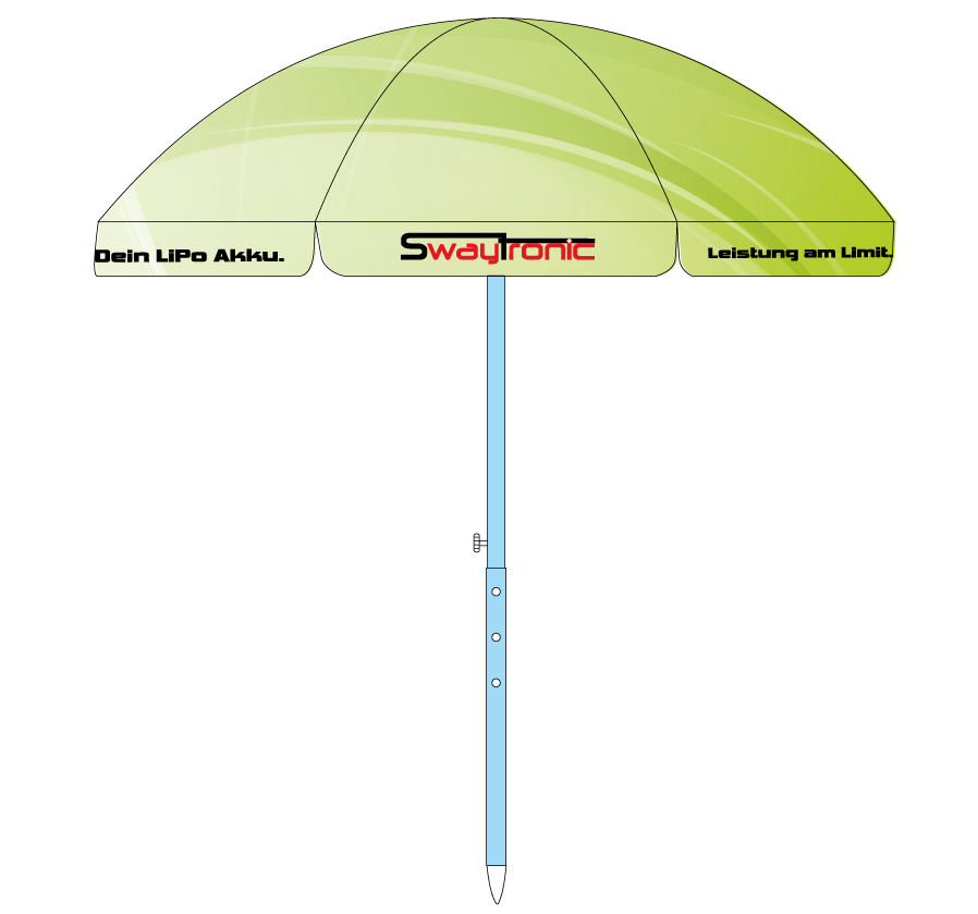 SWAYTRONIC Sonnenschirm Ø 215cm