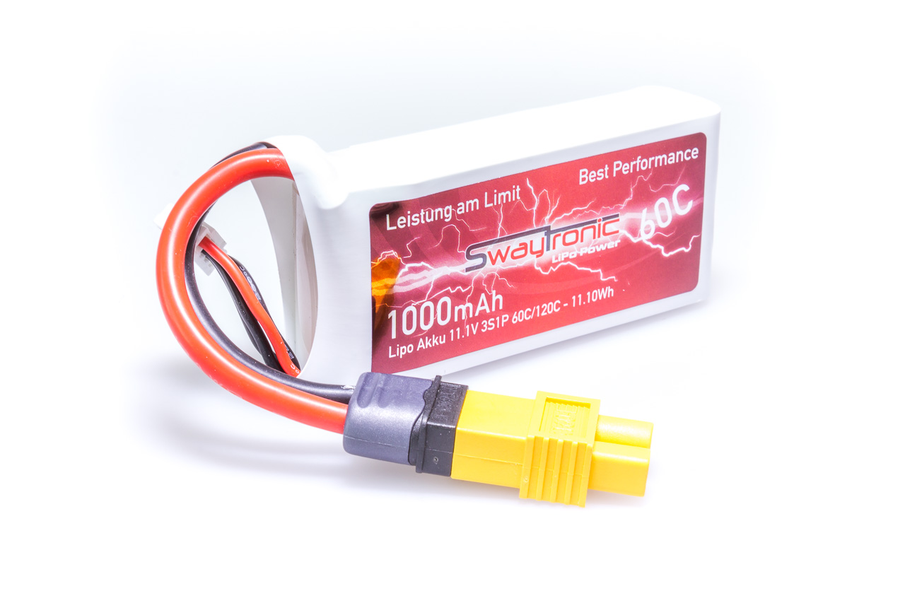 SWAY-FPV LiPo 3S 11.1V 1000mAh 60C/120C EC3