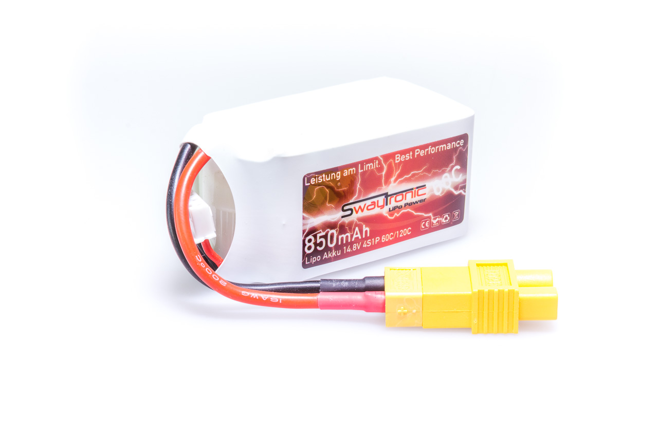 SWAY-FPV LiPo 4S 14.8V 850mAh 60C/120C EC3