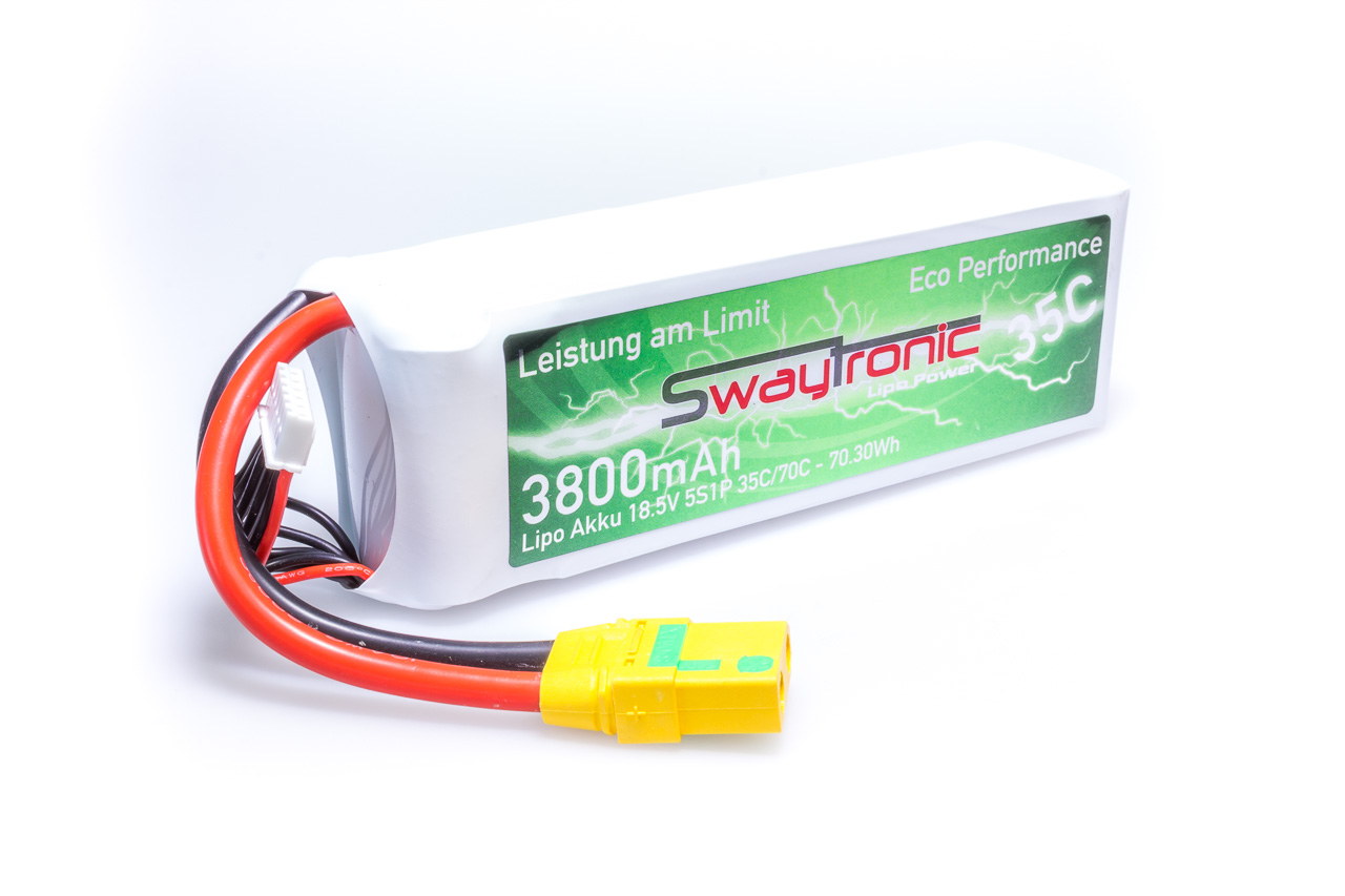 SWAYTRONIC LiPo 5S 18.5V 3800mAh 35C/70C XT90S